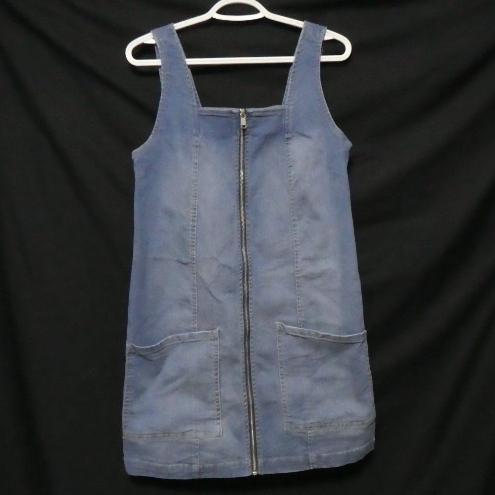 GUESS Los Angeles, Size 4, Jean / Denim Full Zip Short Dress, BNWOT